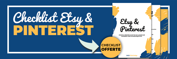 Checklist Pinterest pour Etsy