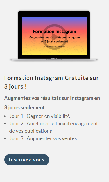 Instagram Formation Gratuite